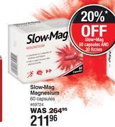 Dis-Chem Slow-mag magnesium-60 capsules offer