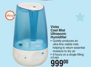 Dis-Chem Vicks cool mist ultrasonic humidifier offer