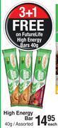 Dis-Chem Futurelife high energy bar assorted-40g each offer