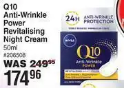 Dis-Chem Nivea q10 anti wrinkle power revitalising night cream-50ml offer