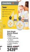 Dis-Chem Medela solo single electric breast pump offer
