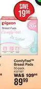 Dis-Chem Pigeon comfy feel breast pads 50 pack offer