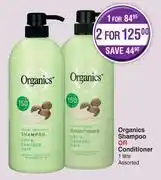 Dis-Chem Organics shampoo or conditioner assorted-for 1 x 1l offer