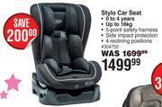 Dis-Chem Bambino stylo car seat offer