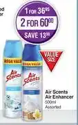 Air scents air enhancer assorted-for 1 x 500ml