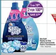 Dis-Chem Sta soft ready to use ultra concentrate fabric conditioner assorted-for 1 x 1l offer