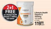 Dis-Chem Lifestyle health vitamin-c 1000mg 100 tablets-each offer