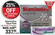 Dis-Chem Staminogro value pack 120 plus-30tablets per pack offer