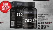 Dis-Chem Biogen rage testo armour 120 capsules offer