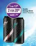 Dis-Chem Hustle energy drink assorted-for 1 x 440ml offer