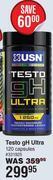 Dis-Chem Usn testo gh ultra 120 capsules offer