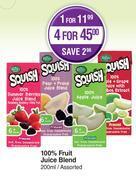Dis-Chem Squish 100% fruit juice blend assorted-200ml offer