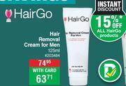 Dis-Chem Hairgo hair removal cream for men-125ml offer
