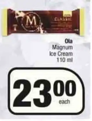 Spar Ola Magnum Ice Cream 110ml offer