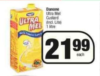 Spar Danone Ultra Mel Custard 1 Litre offer