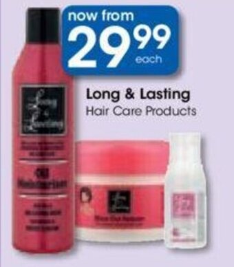 Long & Lasting Hair Care Products