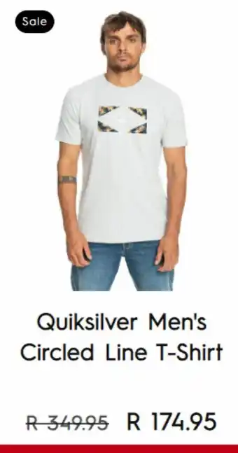 Quiksilver men's circled line t-shirt