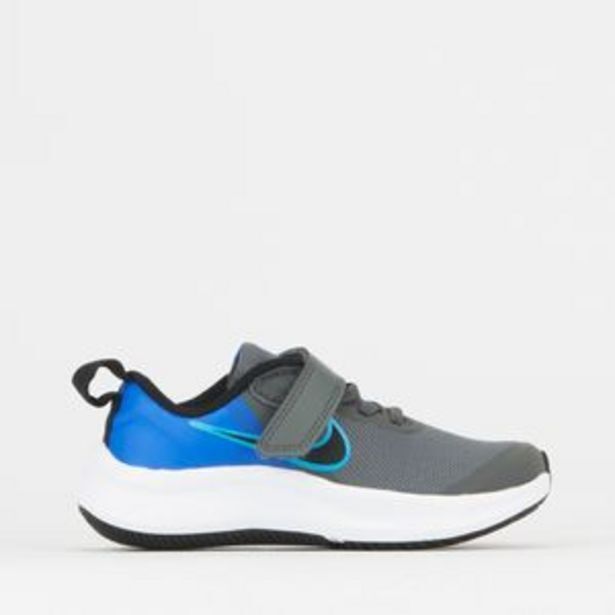 Nike boys star runner 3 iron grey/black/blue lightning offer at Zando