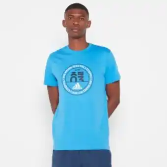 Zando Adidas m emb g tee pulblu offer