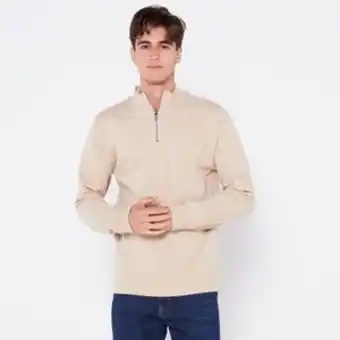 Zando Pick n pay real 1/4 zip fleece stone offer