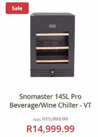 Hirsch's Snomaster 145l pr beverage/wine chiller offer