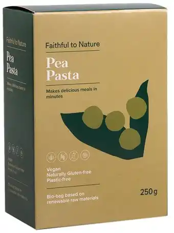Faithful to nature pea pasta