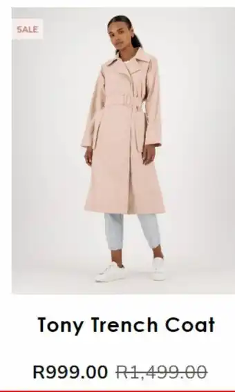 Poetry Tony trench coat offer