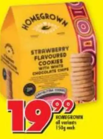 Shoprite Homegrown all variants 150g each offer