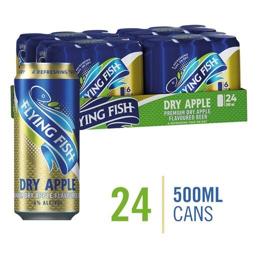Flying fish dry apple can 500ml x 24 offer at Pick n Pay Liquor