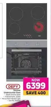 Game Defy Slimline Undercounter Oven offer