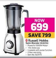Game Russell Hobbs Satin Blender RHB316 offer