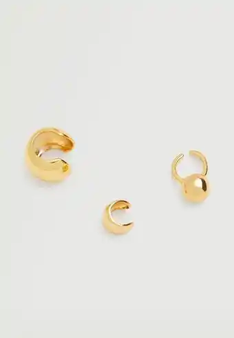 Ear cuff and earring set - gold
