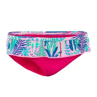 Decathlon Baby one-piece briefs swimsuit bottoms - pink print offer