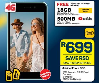 Pick n Pay Mobicel Force 8GB offer