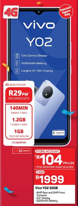 Vivo Y02 32GB