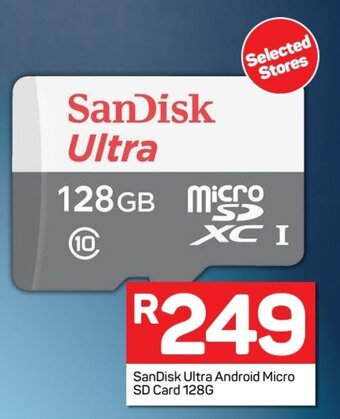 Pick n Pay SanDisk Ultra Android Micro SD Card 128G offer