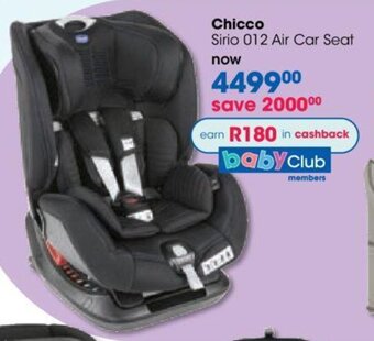 Chicco Sirio 012 Air Car Seat