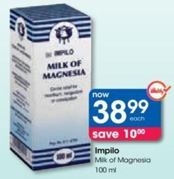 Impilo Milk of Magnesia 100 ml