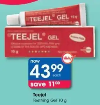 Clicks Teejel Teething Gel 10 g offer