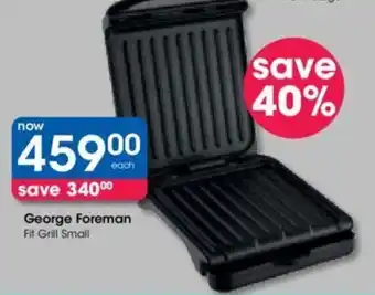George Foreman Fit Grill Small