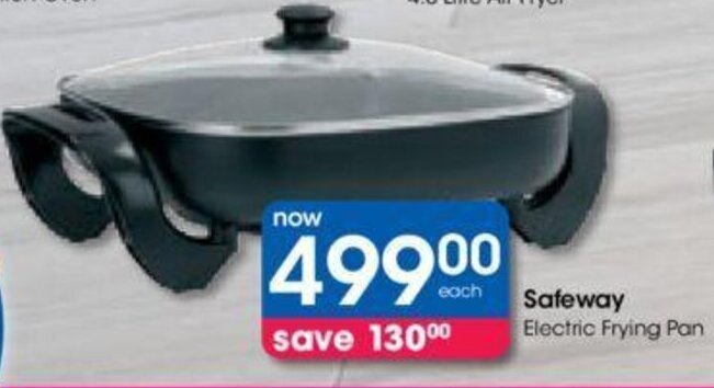 Safeway Electric Frying Pan offer at Clicks