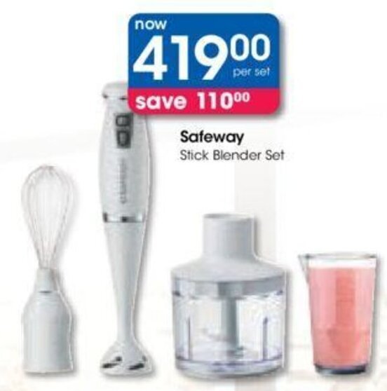 Safeway Stick Blender Set offer at Clicks