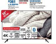 OK Furniture Samsung 50 4k smart digital led tv ua50a/cu7000kxxa offer