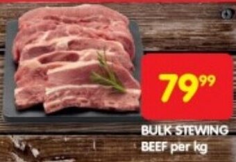 BULK STEWING BEEF per kg