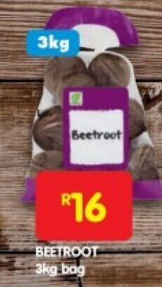 Shoprite BEETROOT 3kg bag offer