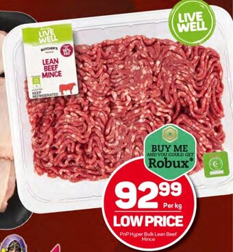 Pick n Pay PnP Hyper Bulk Lean Beef Mince offer