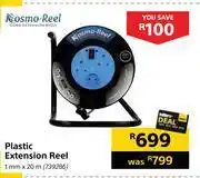 Builders Warehouse Kosmo-reel plastic extension reel offer