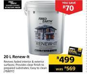Builders Warehouse Fired earth renew-it-20l offer