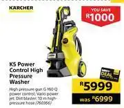 Builders Warehouse Karcher k5 power control high pressure washer offer