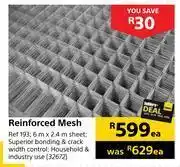Builders Warehouse Reinforced mesh 6m x 2.4m sheet-each offer